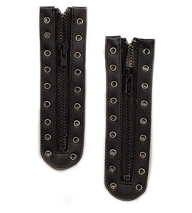 Combat boot zipper insert new arrivals