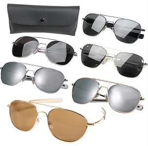 Army surplus top aviator sunglasses