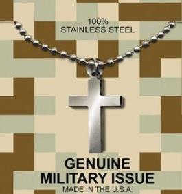Military cross necklace new arrivals