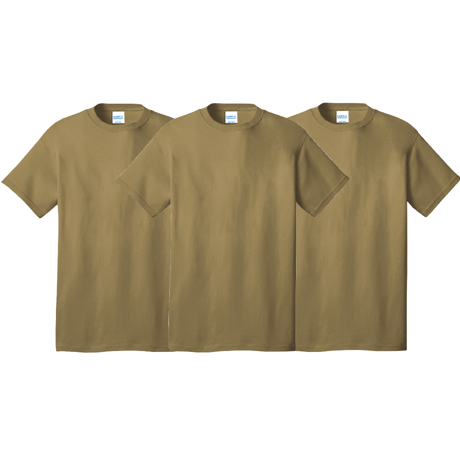Military Brown T-Shirts in Bulk