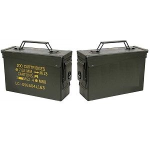 Personalized Ammo Box 30Cal or 50Cal - Slate Custom Designs