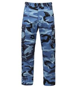 Buy Sky Blue Camouflage BDU Pants at Army Surplus World
