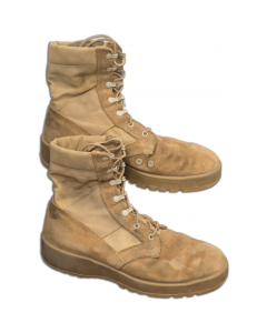 Used USGI Military Issue Desert Tan Hot Weather Combat Boots