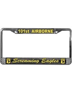 101st Airborne License Plate Frame