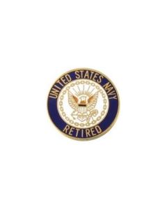 United States Navy Retired Pin