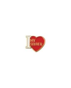 I Love My Soldier Lapel Pin