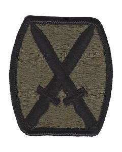 10th Infantry Mountain Division Subdued Patch