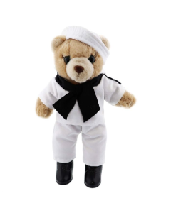 Navy Dress Whites Teddy Bear