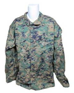 Used MARPAT Camouflage Uniform Shirt