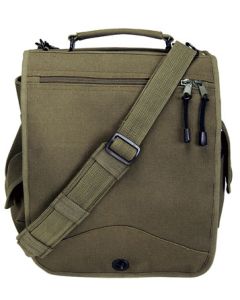 Olive Military M-51 Engineers Canvas Field Shoulder Bag  