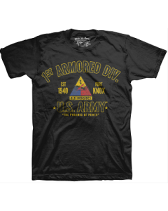 1st Armored Division Retro T Shirt