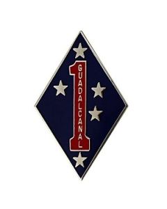 1st Marine Division Guadalcanal Lapel Pin