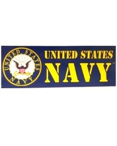 Rectangular United States Navy Sticker