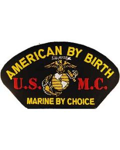 American By Birth, Marine By Choice Patch