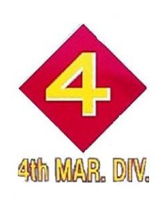 4th Marine Division Sticker