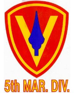 5th Marine Division Sticker