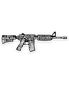 2nd Amendment Rifle Decal