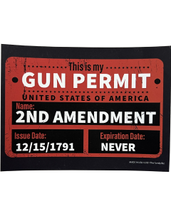 Gun Permit Magnet
