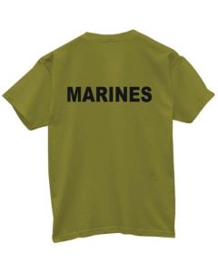 Olive Drab Military Marines Physical Training T-Shirt