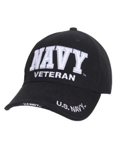 Deluxe Low Profile US Navy Veteran Cap