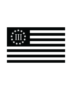 3 Percenter Flag Sticker