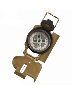 Military Style Tan Marching Compass