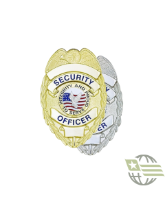 Security Officer Badge - Oval w/ Integrity