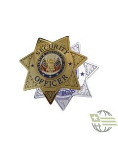 Security Officer Badge - 7 point Star Badge