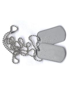 Silver Mistake Dog Tags