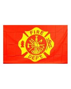 Fire Dept. Logo Flag - 3ft x 5ft