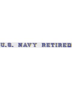 US Navy Retired Window Strip Decal