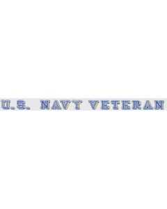 US Navy Veteran Window Strip Decal