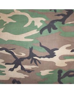 Classic Woodland Camouflage Bandana