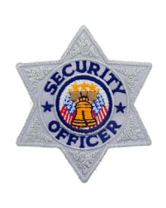 Security Officer Star Patch - Silver
