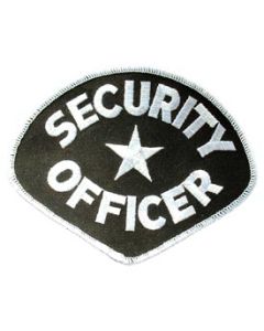 Black & White Security Officer Patch