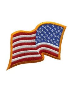Reverse Wavy Flag Patch