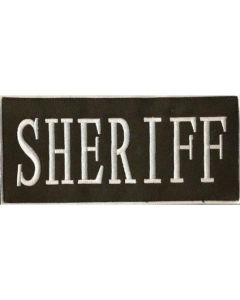 Sheriff Back Patch (Large)