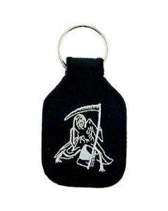Fear The Reaper Embroidered Key Chain