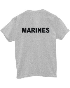 Grey Military Marines Physical Training T-Shirt