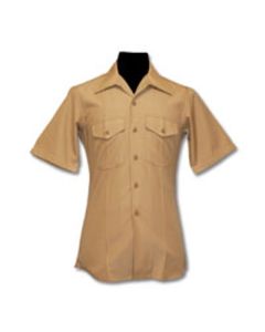 Used USMC Khaki Charlie Uniform Shirt 