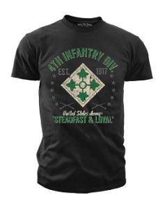4th Infantry Retro T Shirt