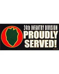 24th Infantry Div. Sticker