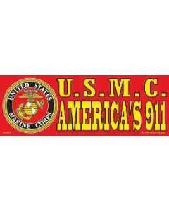 U.S.M.C. America's 911-Bumper Sticker