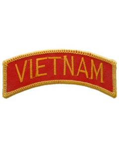 Vietnam Patch-red&gold