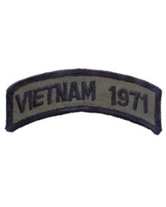 Vietnam 1971 Patch-subdued