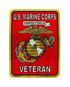 U.S. Marine Corps Veteran Sticker