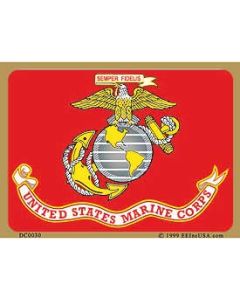 United States Marine Corps Flag Decal Sticker