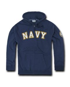 Navy Zip Up Hoodie