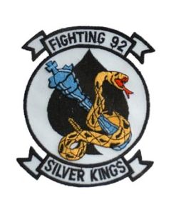 U.S.N Fighting 92 Silver Kings Patch