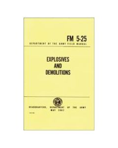 US Military Surplus Technical Manual on Explosives and Demolitions
